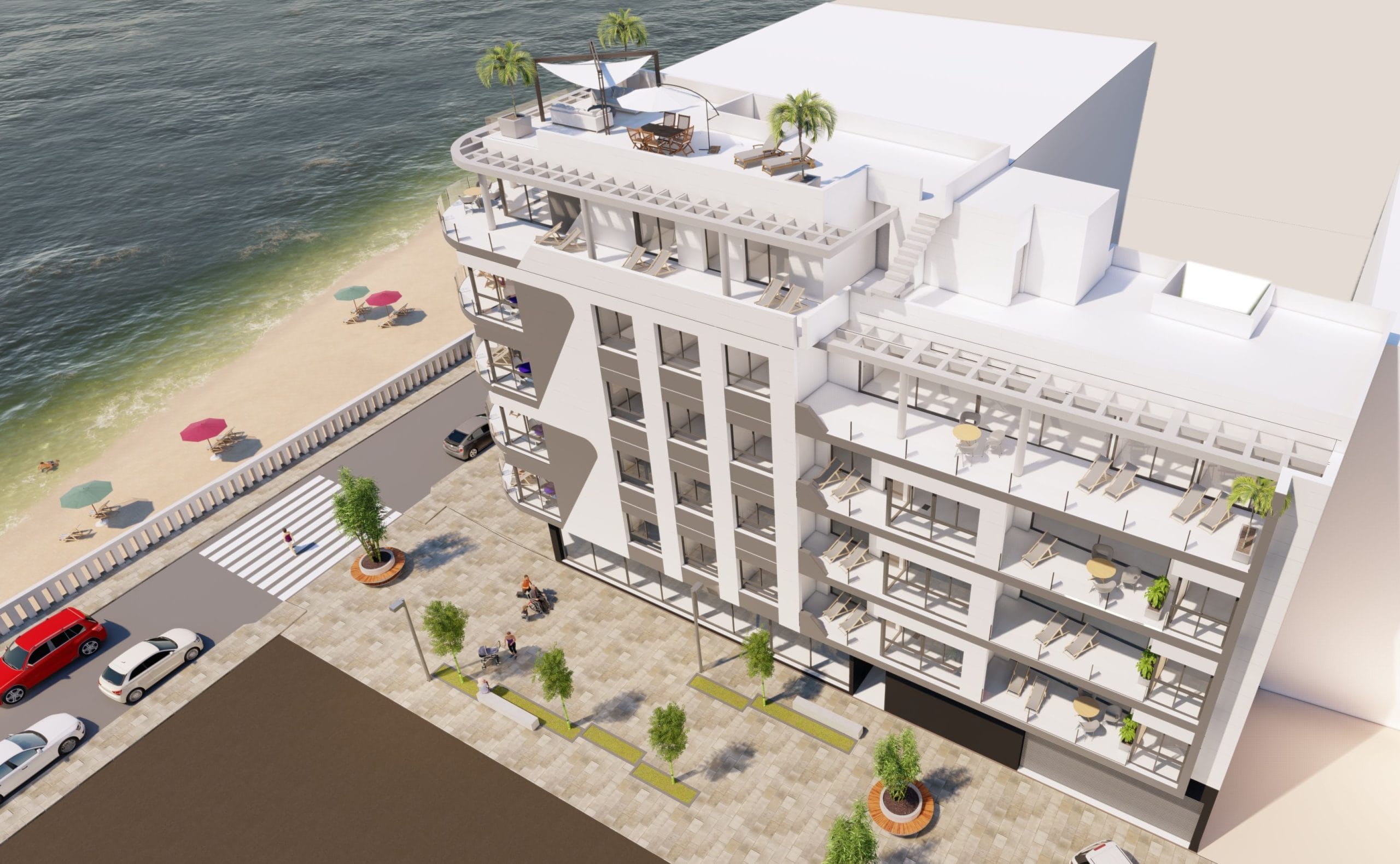 New build apartments on the first line of Playa Los Locos, Torrevieja. photo 1