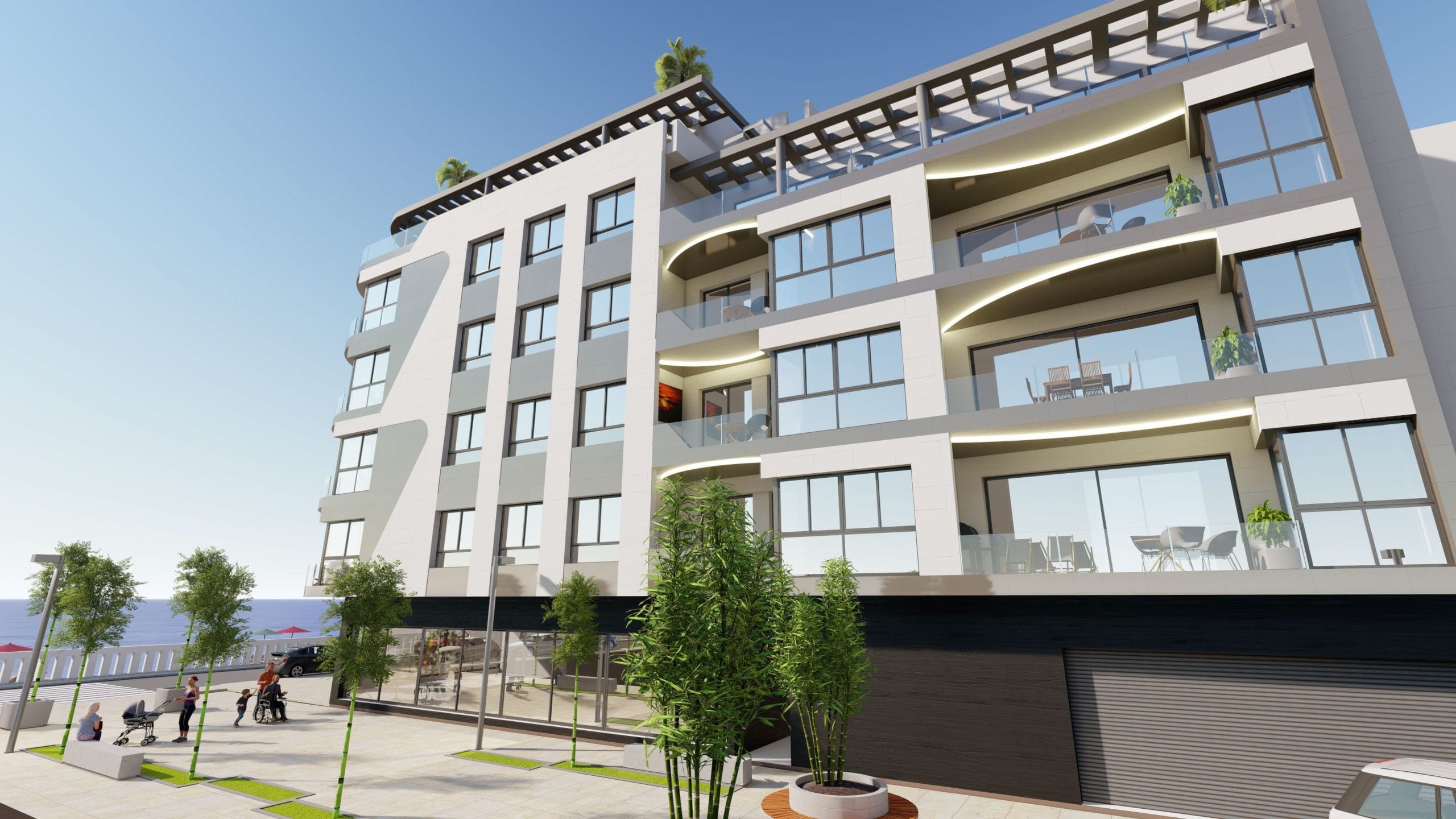 New build apartments on the first line of Playa Los Locos, Torrevieja. image 4