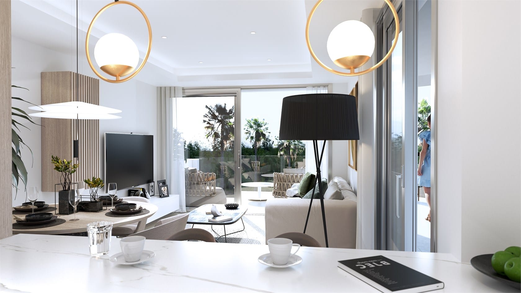 New build apartments in Lamos de Cabo Roig. image 5