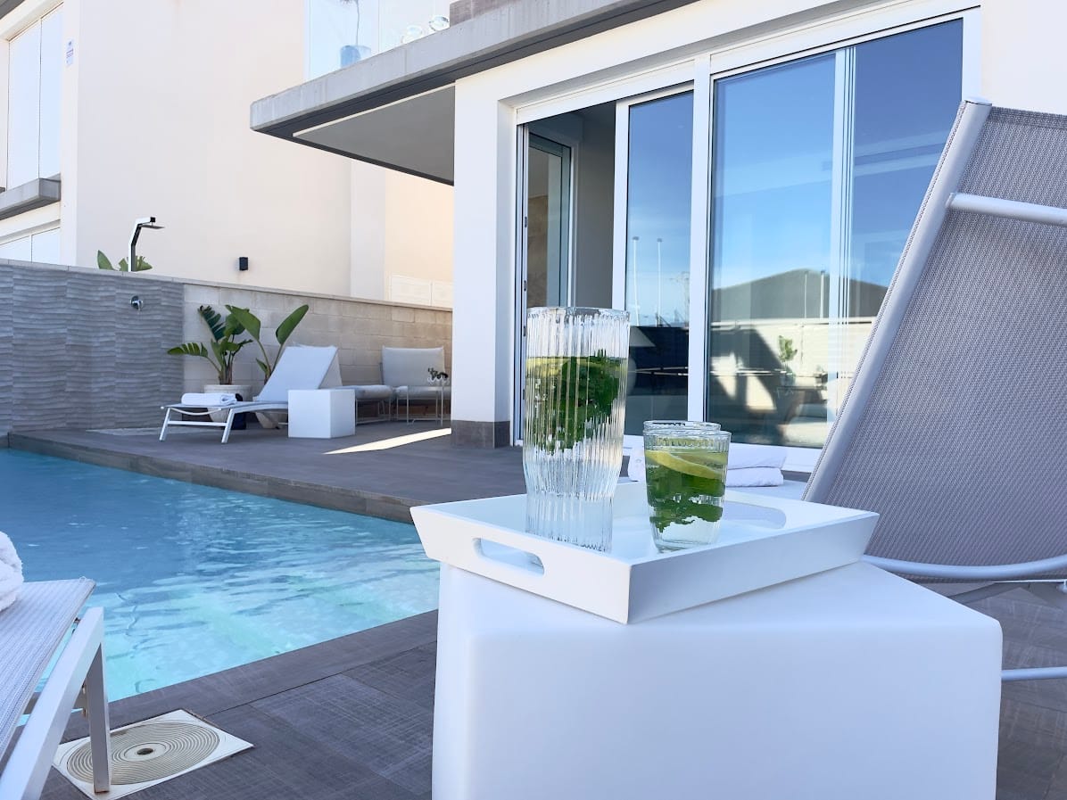 Villa in a modern style with a private pool and multiple terraces. image 4