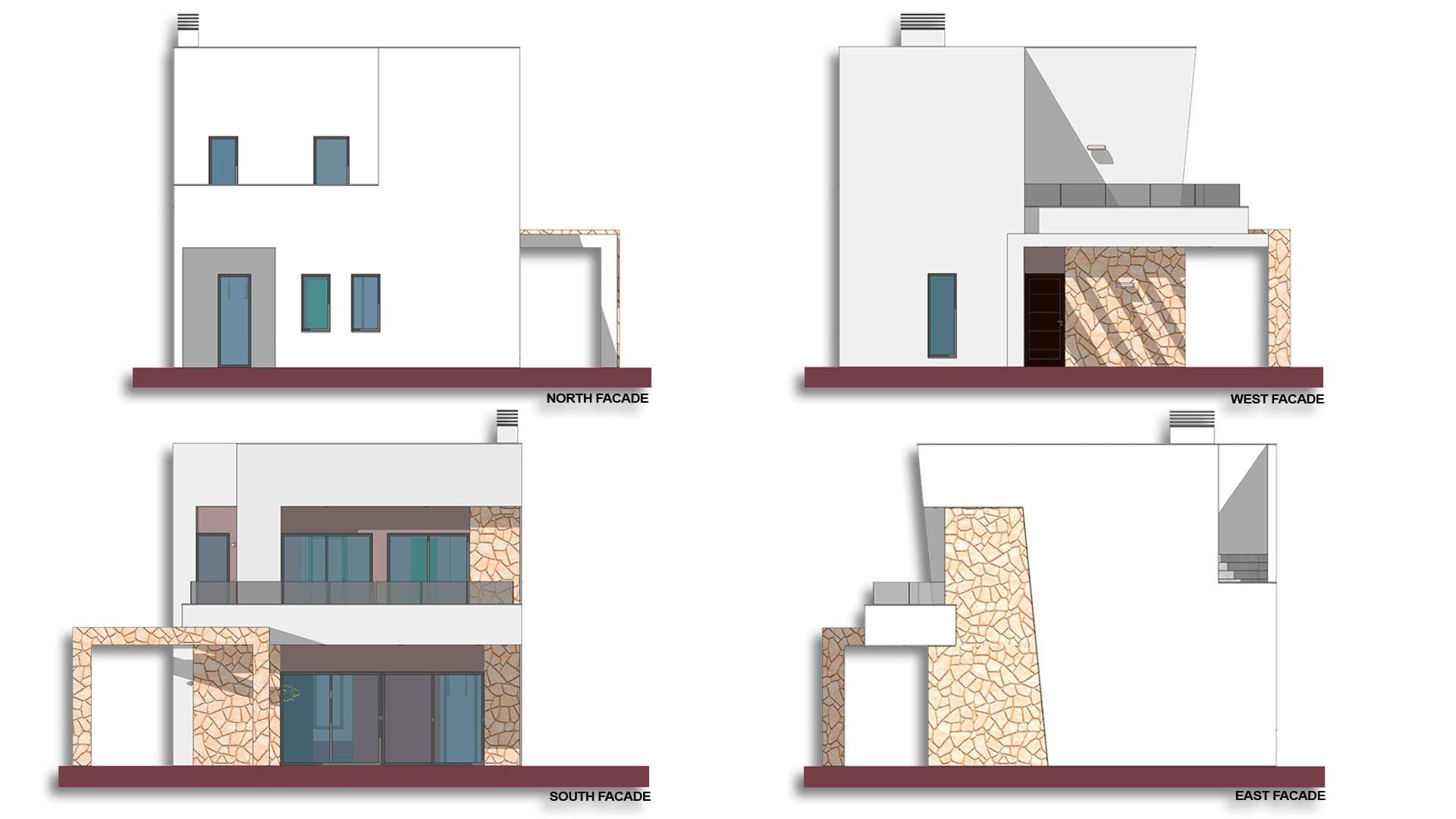 NEW MODERN DETACHED VILLAS WITH PRIVATE POOL IN VILLAMARTÍN. image 4