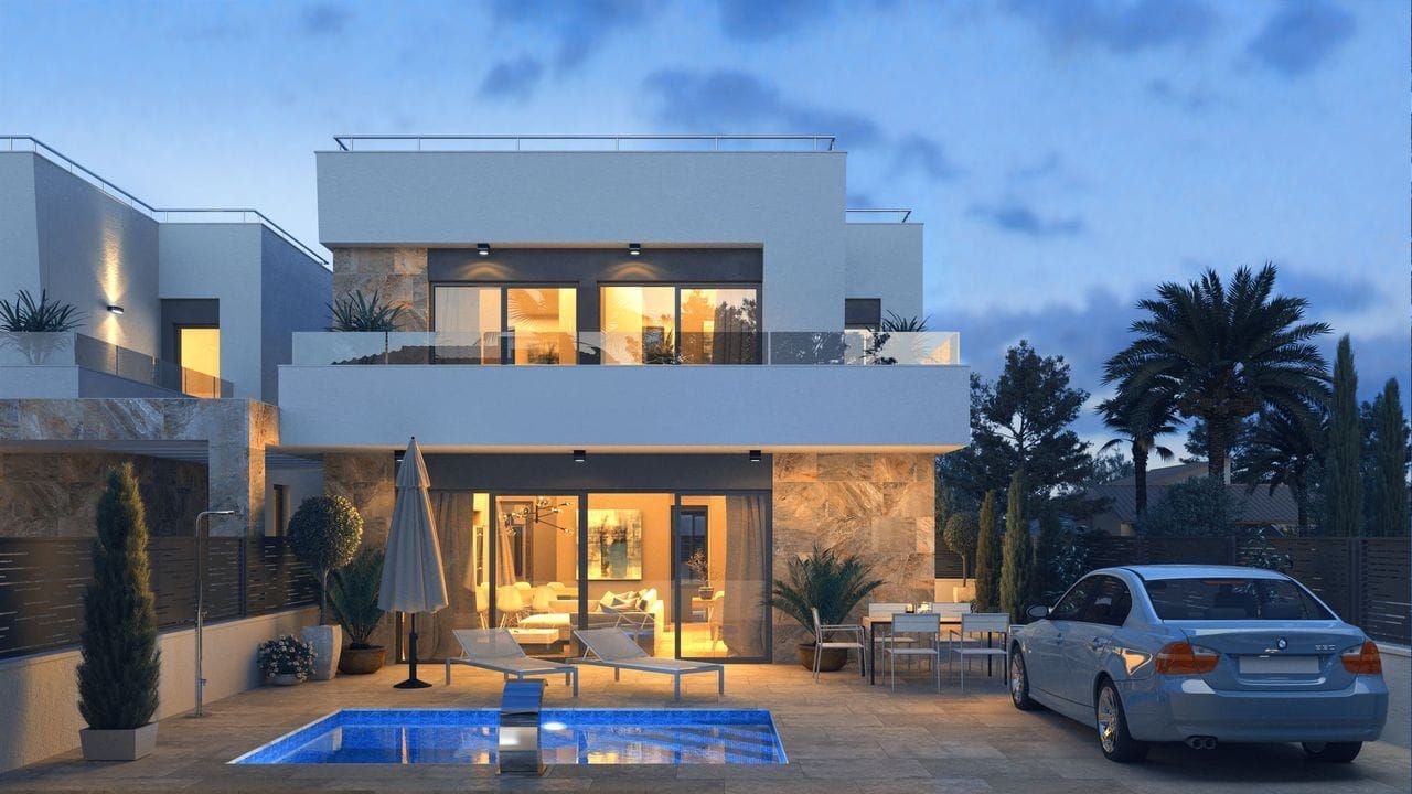 NEW MODERN DETACHED VILLAS WITH PRIVATE POOL IN VILLAMARTÍN. image 5