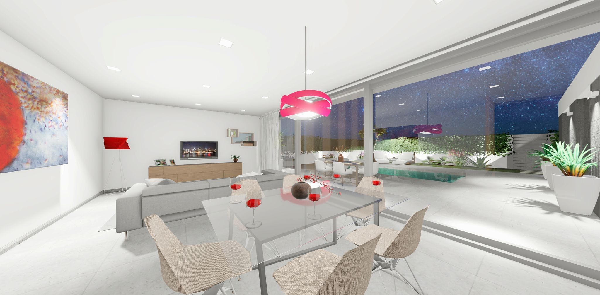 26 Modern independent villas on the ground floor with a solarium and private pool, with 2 and 3 bedrooms, 400 meters from the beaches. image 5