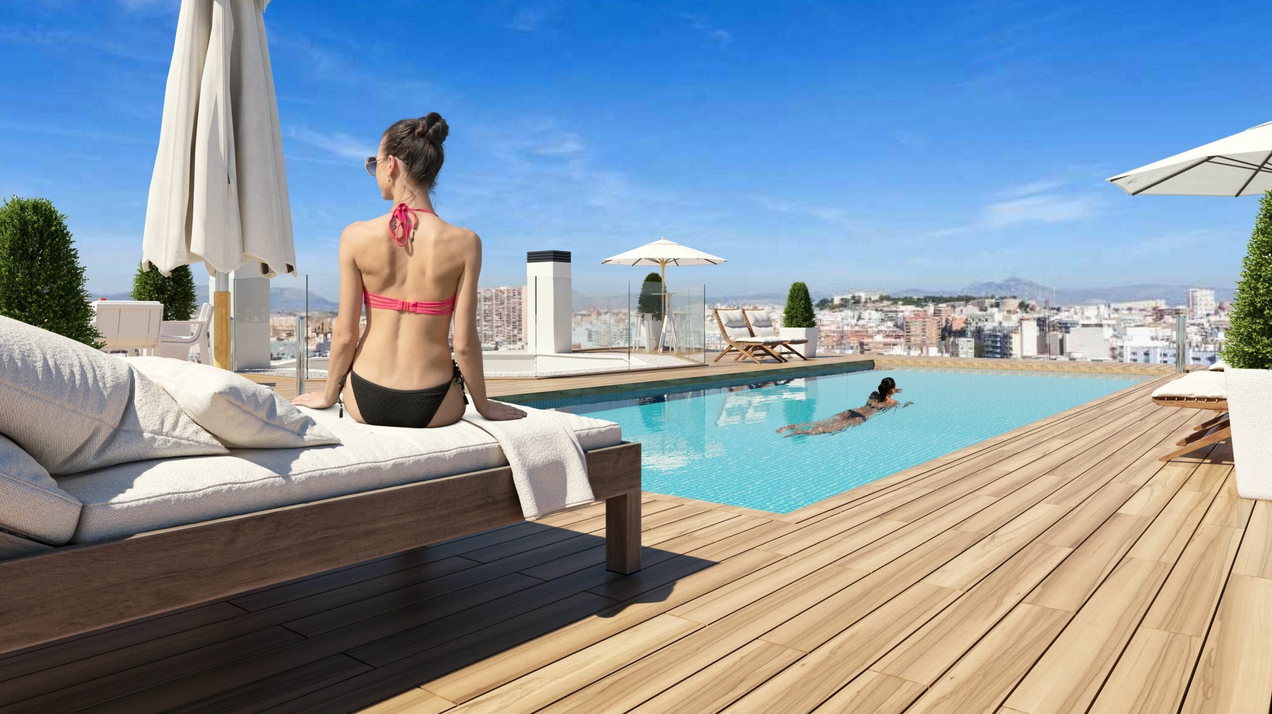 61 apartments with 1, 2, 3 and 4 bedrooms in the neighborhood of La Florida, Alicante. image 3